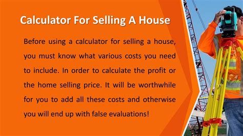 selling a house calculator