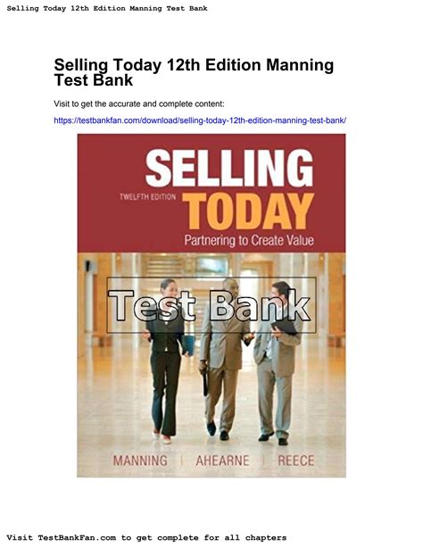 selling today 12th edition quizzes Epub