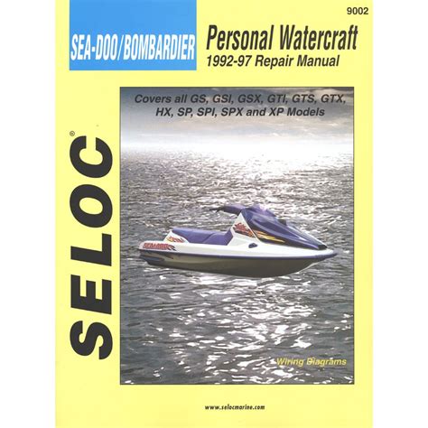 selocs bombardier seadoo personal 19921997 tuneup and repair manual Kindle Editon