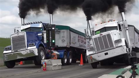 semi truck drag racing