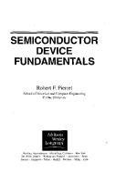 semiconductor device fundamentals robert pierret solution manual PDF