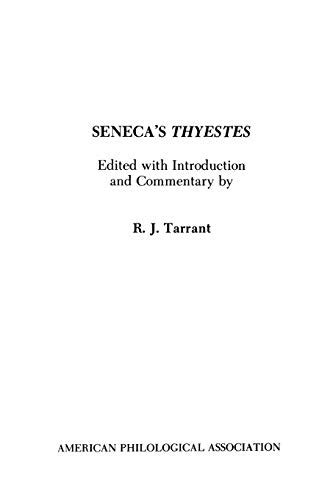 senecas thyestes american philological association textbook series no 11 latin edition Epub