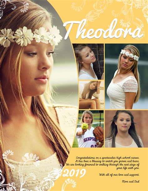 senior ads yearbook examples