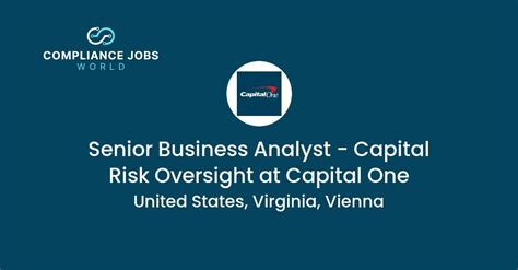 senior business analyst capital one