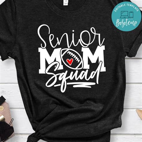 senior mom football shirts]