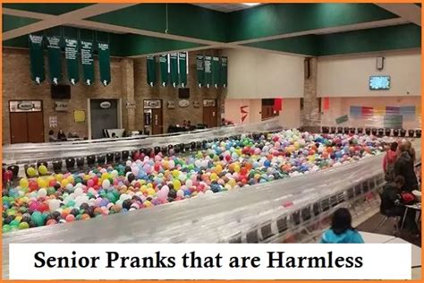 senior pranks harmless