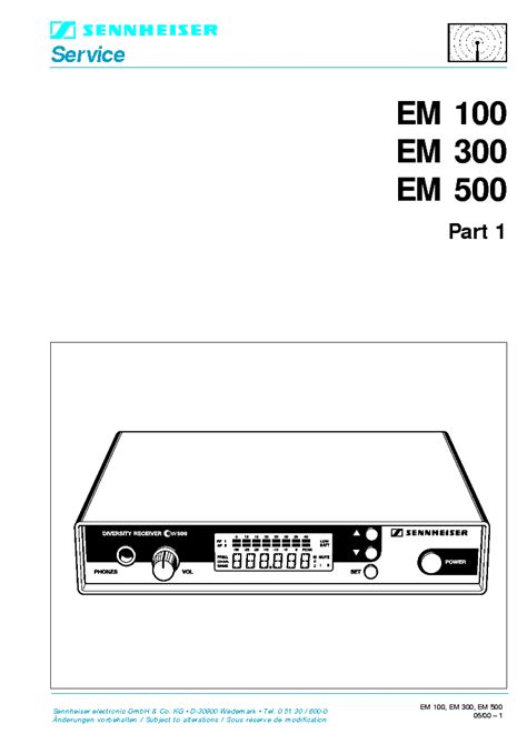 sennheiser receiver owners manual Doc