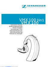 sennheiser vmx100 b headsets owners manual PDF