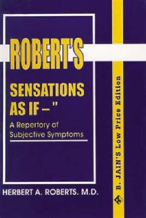 sensations as if a repertory of subjective symptoms Doc