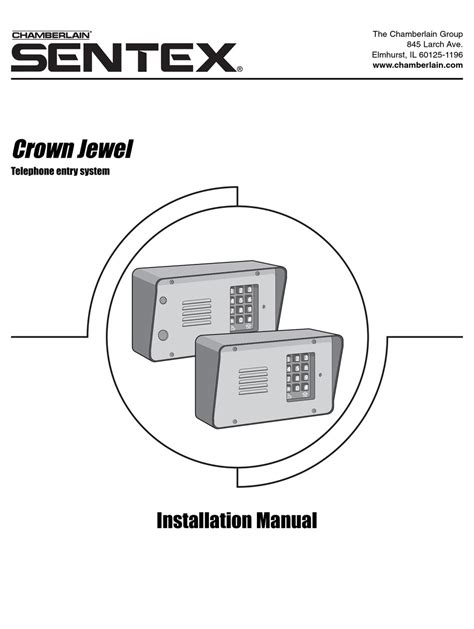 sentex operator manual pdf PDF