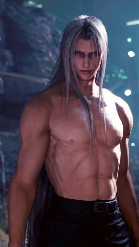 sephiroth shirtless