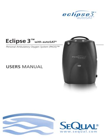 sequal eclipse 3 owners manual PDF