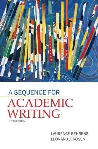 sequence for academic writing 5th edition Doc