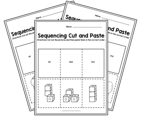 sequencing cut and paste printables Ebook Kindle Editon