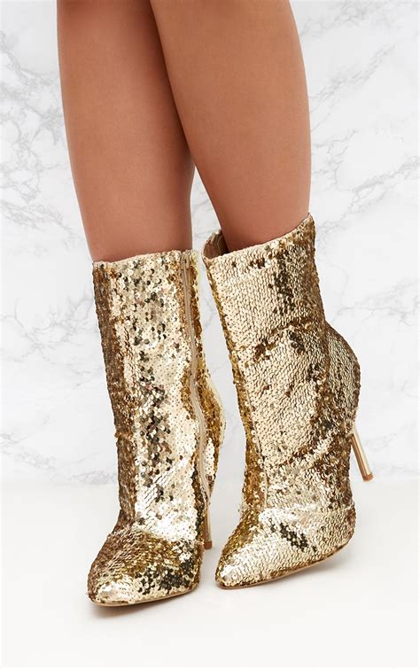 sequin boots