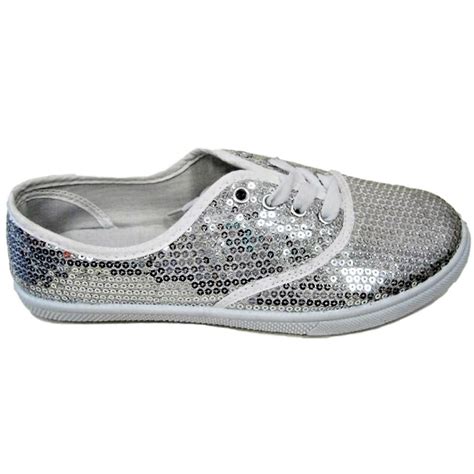 sequin tennis shoes