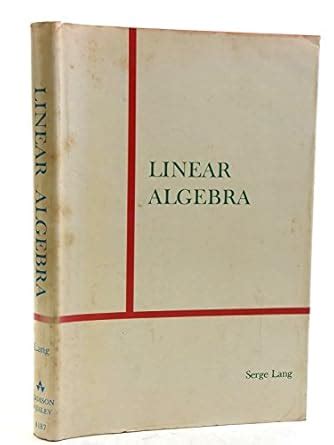 serge lang linear algebra solutions manual pdf Reader