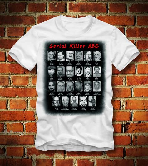 serial killer clothing t shirts