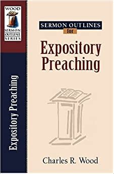sermon outlines for expository preaching wood sermon outline series PDF
