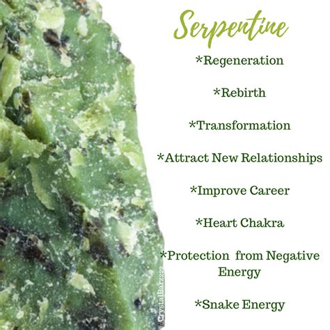 serpentine meaning crystal