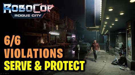 serve and protect violations robocop rogue city