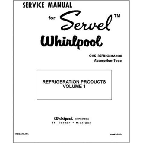 servel gas refrigerator service manual Epub