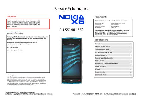 service inbox nokia x6 Doc