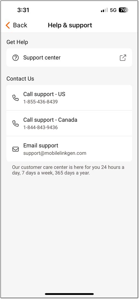 service link phone number Doc