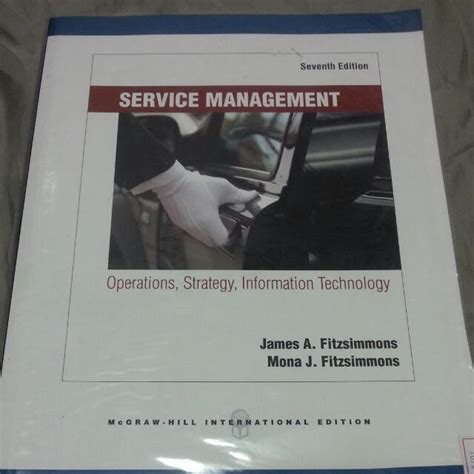 service management by fitzsimmons 7th edition Epub