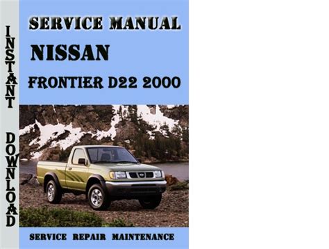 service manual 2000 nissan frontier PDF