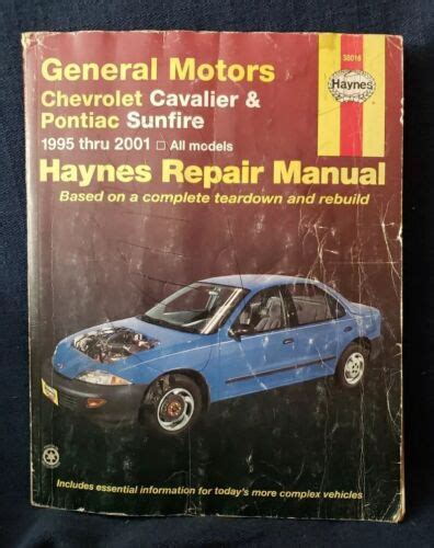 service manual 2001 cavalier Kindle Editon