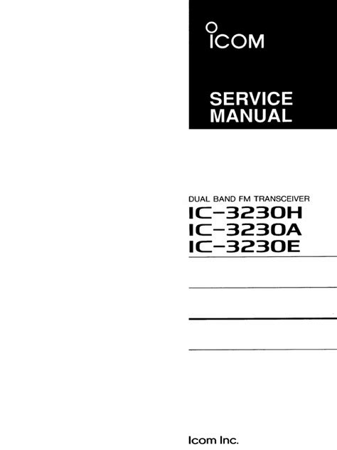 service manual 3230 Reader