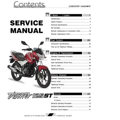service manual bajaj 125 Kindle Editon