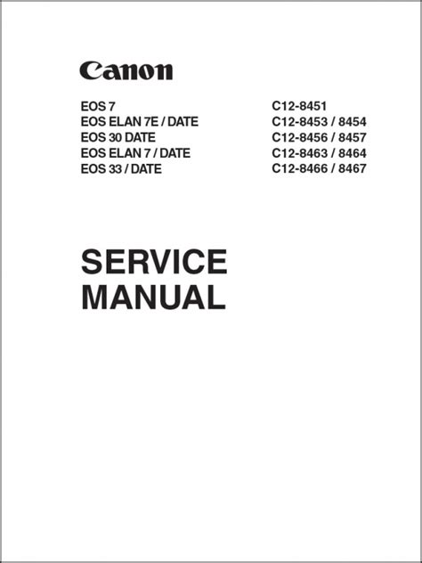 service manual canon eos300d Doc