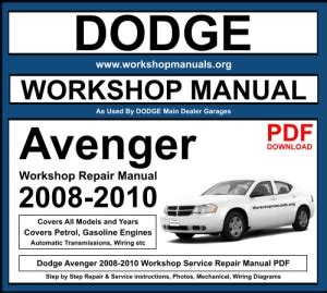 service manual dodge avenger 2008 PDF