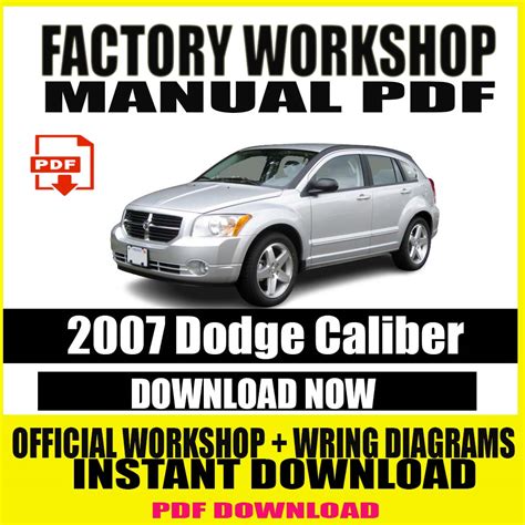 service manual dodge caliber Kindle Editon