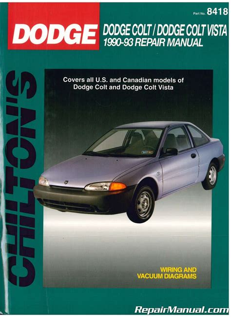 service manual dodge colt 1990 Reader