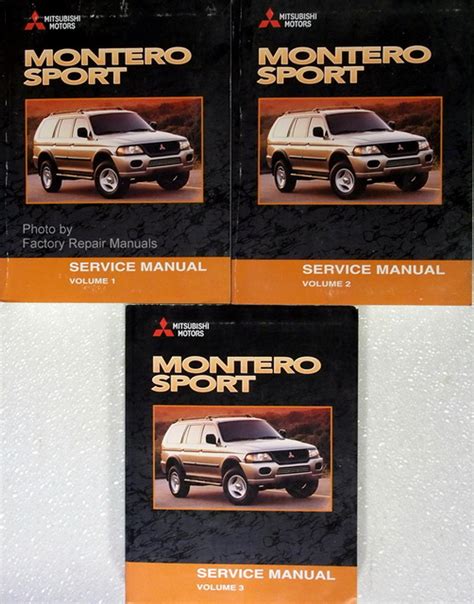 service manual for 2001 mitsubishi montero sport Reader