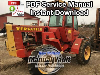 service manual for a versatile 160 tractor Epub