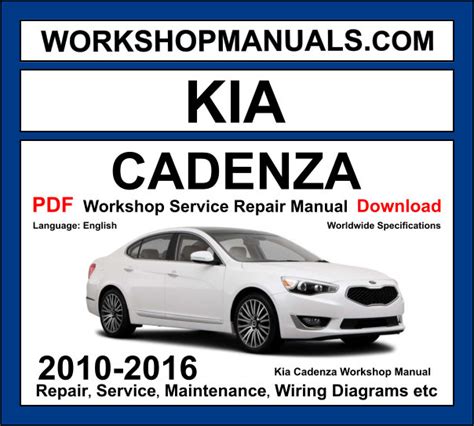 service manual for cadenza Epub