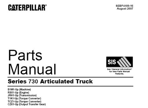 service manual for caterpillar 730 articulated truck Kindle Editon