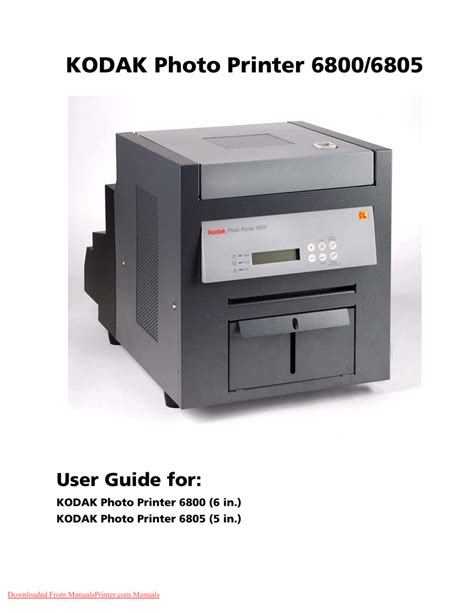 service manual for kodak 6800 PDF