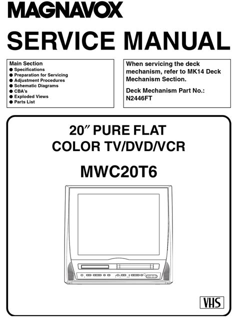 service manual for magnavox tv Kindle Editon