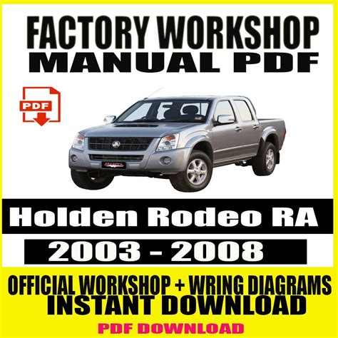 service manual for ra rodeo Kindle Editon