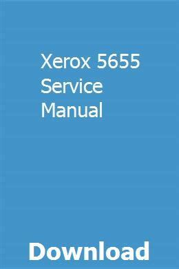 service manual for xerox 5655 Kindle Editon