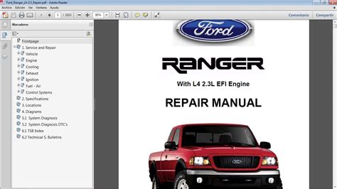 service manual ford ranger 2008 Kindle Editon