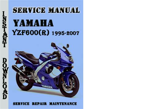 service manual free yamaha yzf 600cc 1995 PDF