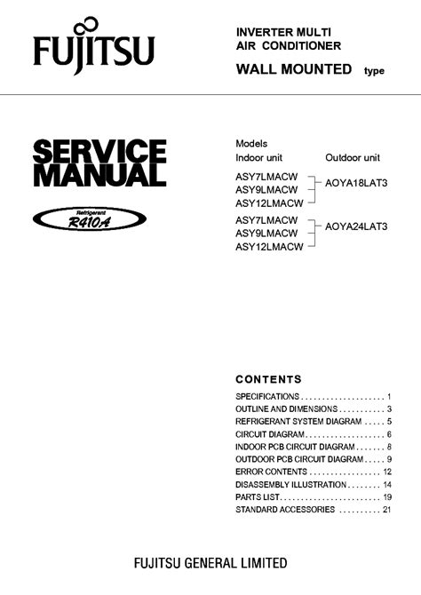 service manual fujitsu asy PDF