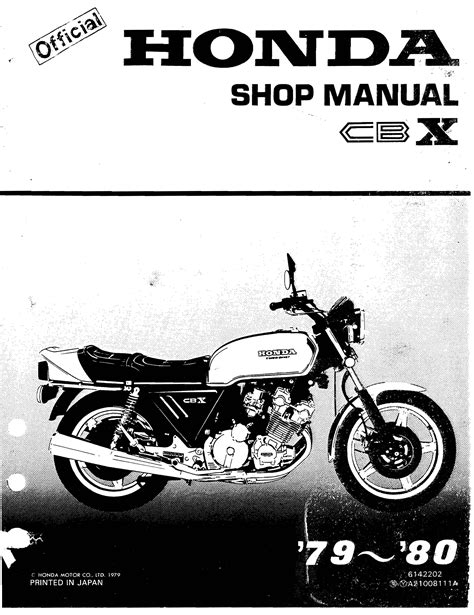 service manual honda cbx 1000 Reader