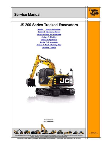 service manual jcb 200 Kindle Editon